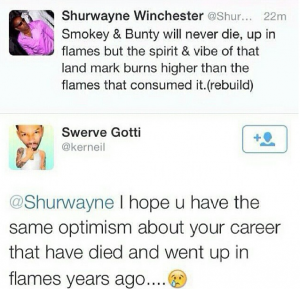 Swerve Gotti is receiving tongue-lashings across the internet for this post. 