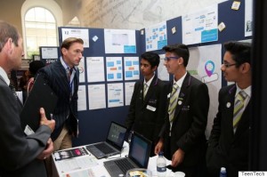 These are the teens who came up with the new condom concept.  Photo Credit: TEEN TECH