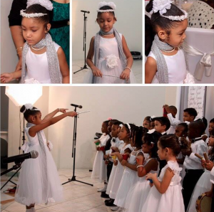Xaiya has graduated from nursery school. Her mom made sure she made it to the event. 