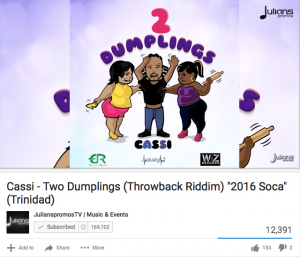 The song has amassed over twelve thousand views on YouTube. 