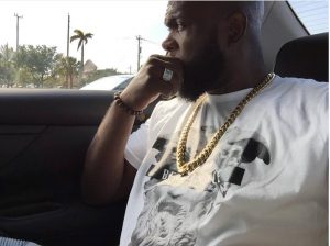 A pensive Bunji Garlin. The artiste targets elementary minds. 