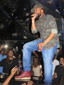 Machel Montano played host at Hollywood Carnival all weekend long. 