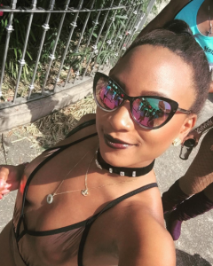 Trinidad and Tobago radio and television personality Whitney Husbands has also been seen rocking the trend. 