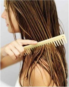 Start using that wide tooth comb. 