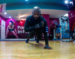 Bunji is determined to be fit and sexy. 