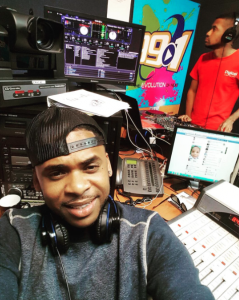 RKG doubles up as a radio personality at Next 99.1FM in Trinidad. 
